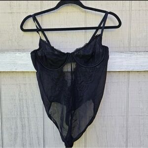 Abercrombie & Fitch Black Lace Bodysuit